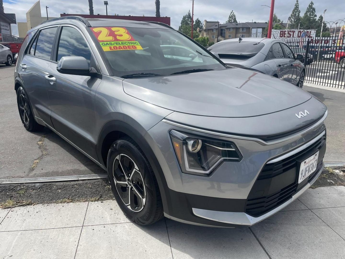 2023 Kia Niro EX (KNDCS3LFXP5) with an 1.6L L4 DOHC 16V HYBRID engine, 6A transmission, located at 744 E Miner Ave, Stockton, CA, 95202, (209) 944-5770, 37.956863, -121.282082 - PLUS TAXES AND FEES NO CHARGER AVAILABLE - Photo#0