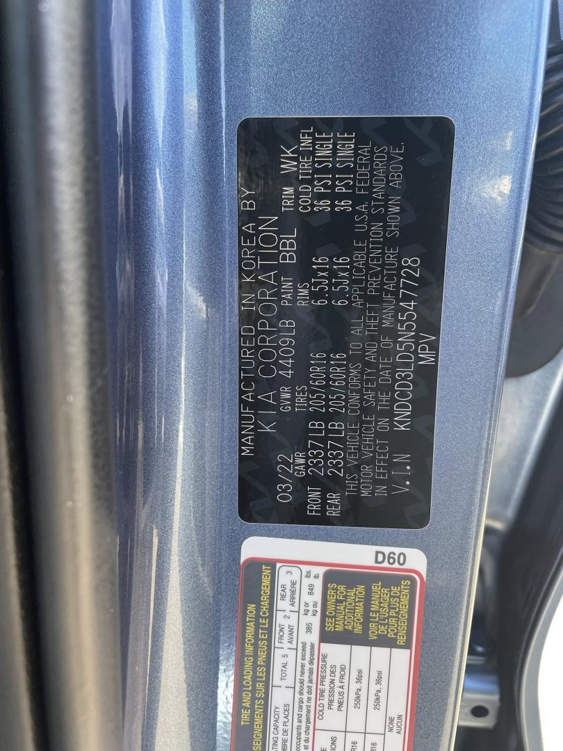 2022 Kia Niro Plug In Hybrid EX (KNDCD3LD5N5) , 6A transmission, located at 744 E Miner Ave, Stockton, CA, 95202, (209) 944-5770, 37.956863, -121.282082 - PLUS TAXES AND FEES NO CHARGER AVAILABLE - Photo#9
