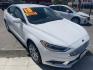 2018 WHITE Ford Fusion Energi SE (3FA6P0PUXJR) with an 2.0L L4 DOHC 16V HYBRID engine, CVT transmission, located at 744 E Miner Ave, Stockton, CA, 95202, (209) 944-5770, 37.956863, -121.282082 - PLUS TAXES AND FEES NO CHARGER AVAILABLE - Photo#1