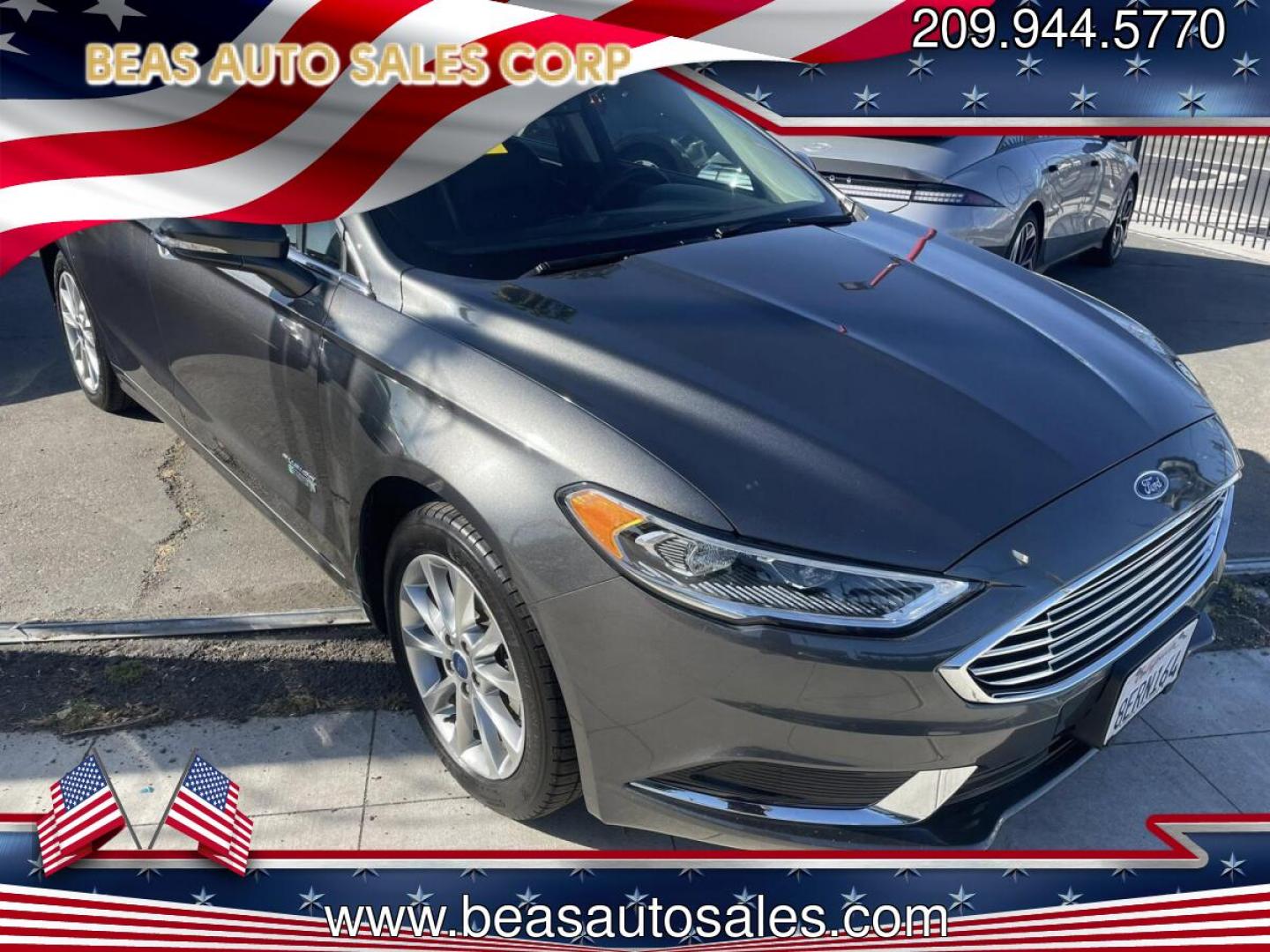 2018 DARK GRAY Ford Fusion Energi SE (3FA6P0PU8JR) with an 2.0L L4 DOHC 16V HYBRID engine, CVT transmission, located at 744 E Miner Ave, Stockton, CA, 95202, (209) 944-5770, 37.956863, -121.282082 - PLUS TAXES AND FEES NO CHARGER AVAILABLE - Photo#0