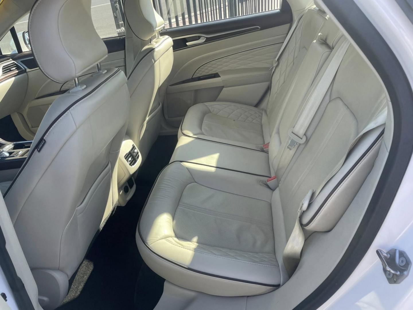 2018 WHITE Ford Fusion Energi Titanium (3FA6P0SU2JR) with an 2.0L L4 DOHC 16V HYBRID engine, CVT transmission, located at 744 E Miner Ave, Stockton, CA, 95202, (209) 944-5770, 37.956863, -121.282082 - PLUS TAXES AND FEES NO CHARGER AVAILABLE - Photo#10