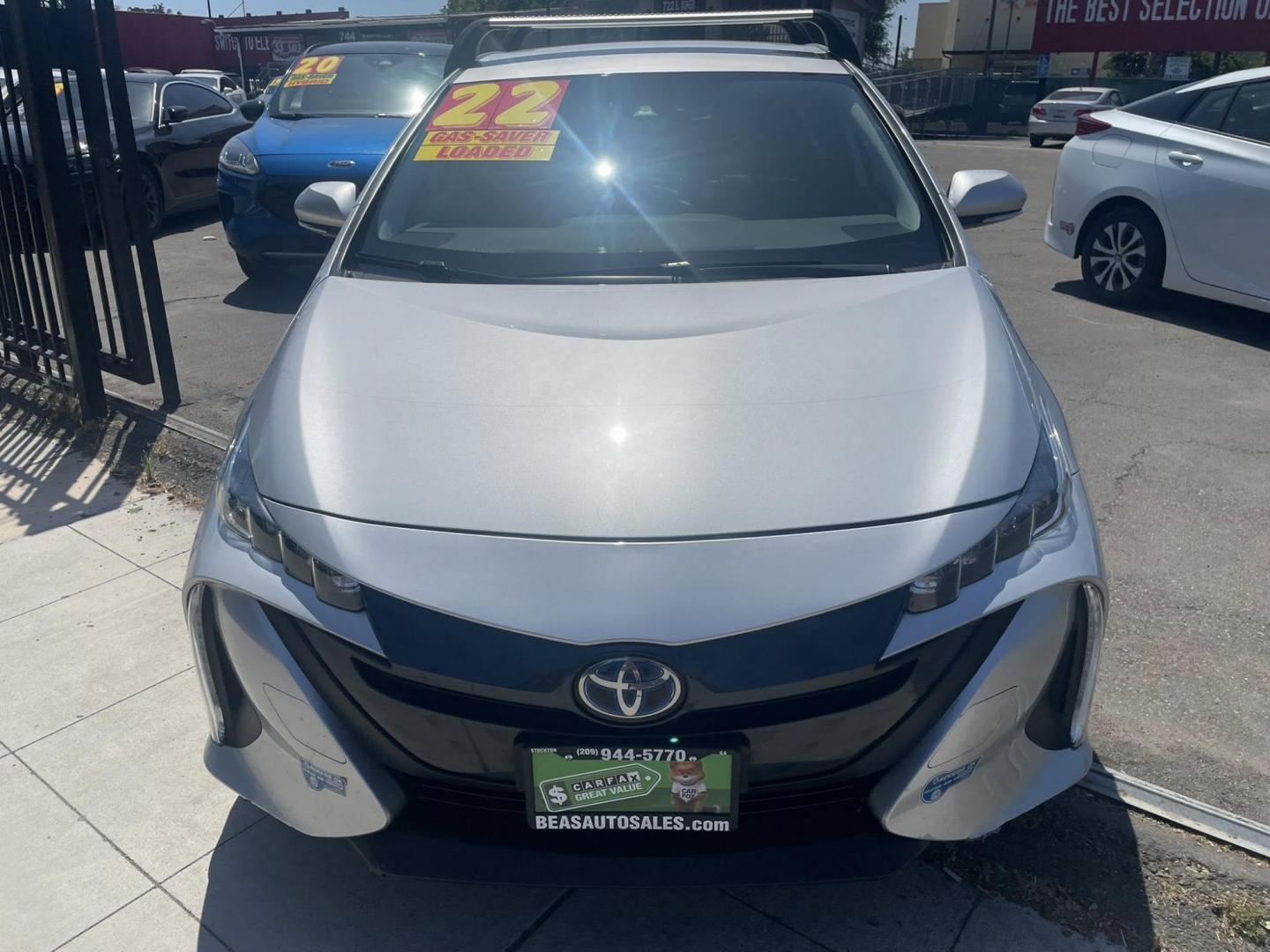 2022 Toyota Prius Prime LE (JTDKAMFP5N3) with an 1.8L L4 DOHC 16V HYBRID engine, CVT transmission, located at 744 E Miner Ave, Stockton, CA, 95202, (209) 944-5770, 37.956863, -121.282082 - PLUS TAXES AND FEES NO CHARGER AVAILABLE - Photo#2