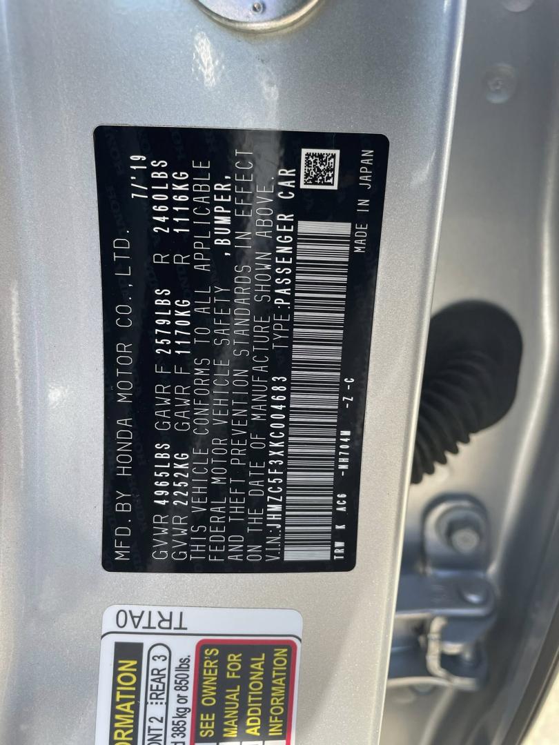 2019 Honda Clarity Touring Plug-In Hybrid (JHMZC5F3XKC) with an 1.5L L4 DOHC 16V HYBRID engine, CVT transmission, located at 744 E Miner Ave, Stockton, CA, 95202, (209) 944-5770, 37.956863, -121.282082 - Photo#12
