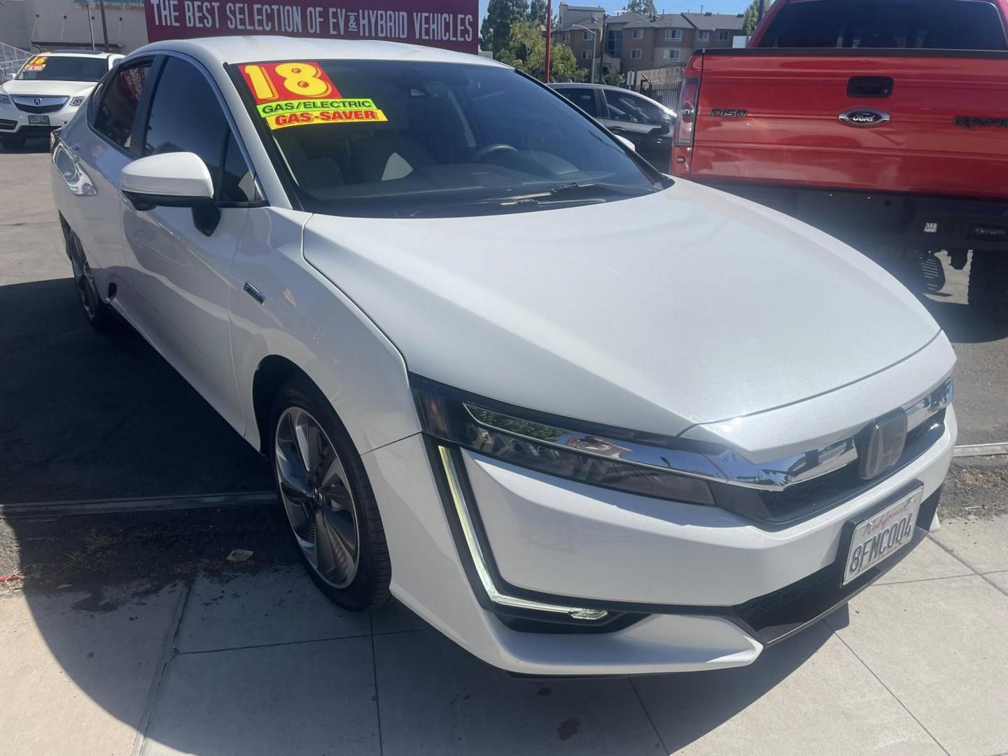 2018 Honda Clarity Plug-In Hybrid (JHMZC5F17JC) with an 1.5L L4 DOHC 16V HYBRID engine, CVT transmission, located at 744 E Miner Ave, Stockton, CA, 95202, (209) 944-5770, 37.956863, -121.282082 - PLUS TAXES AND FEES NO CHARGER AVAILABLE - Photo#0