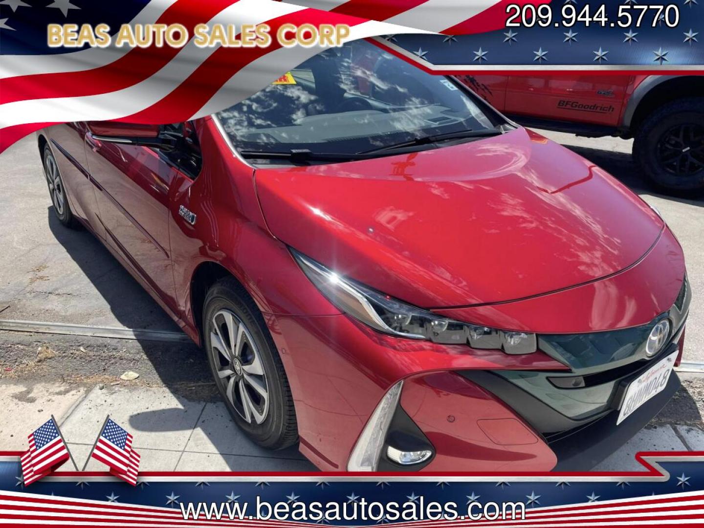 2019 Toyota Prius Prime Premium (JTDKARFP1K3) with an 1.8L L4 DOHC 16V HYBRID engine, CVT transmission, located at 744 E Miner Ave, Stockton, CA, 95202, (209) 944-5770, 37.956863, -121.282082- Photo#0