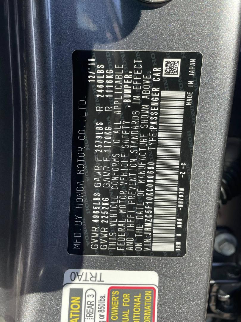 2019 Honda Clarity Plug-In Hybrid (JHMZC5F10KC) with an 1.5L L4 DOHC 16V HYBRID engine, CVT transmission, located at 744 E Miner Ave, Stockton, CA, 95202, (209) 944-5770, 37.956863, -121.282082 - PLUS TAXES AND FEES NO CHARGER AVAILABLE - Photo#15