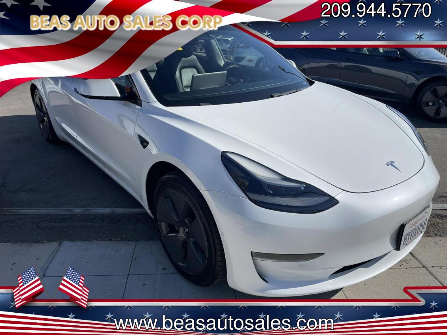 2021 Tesla Model 3 Standard Range Plus (5YJ3E1EA0MF) with an ELECTRIC engine, 1A transmission, located at 744 E Miner Ave, Stockton, CA, 95202, (209) 944-5770, 37.956863, -121.282082 - PLUS TAXES AND FEES NO CHARGER AVAILABLE- Photo#0