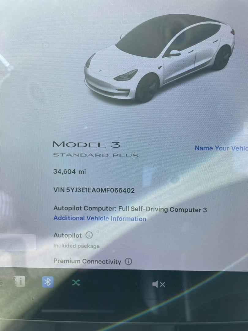 2021 Tesla Model 3 Standard Range Plus (5YJ3E1EA0MF) with an ELECTRIC engine, 1A transmission, located at 744 E Miner Ave, Stockton, CA, 95202, (209) 944-5770, 37.956863, -121.282082 - PLUS TAXES AND FEES NO CHARGER AVAILABLE - Photo#12