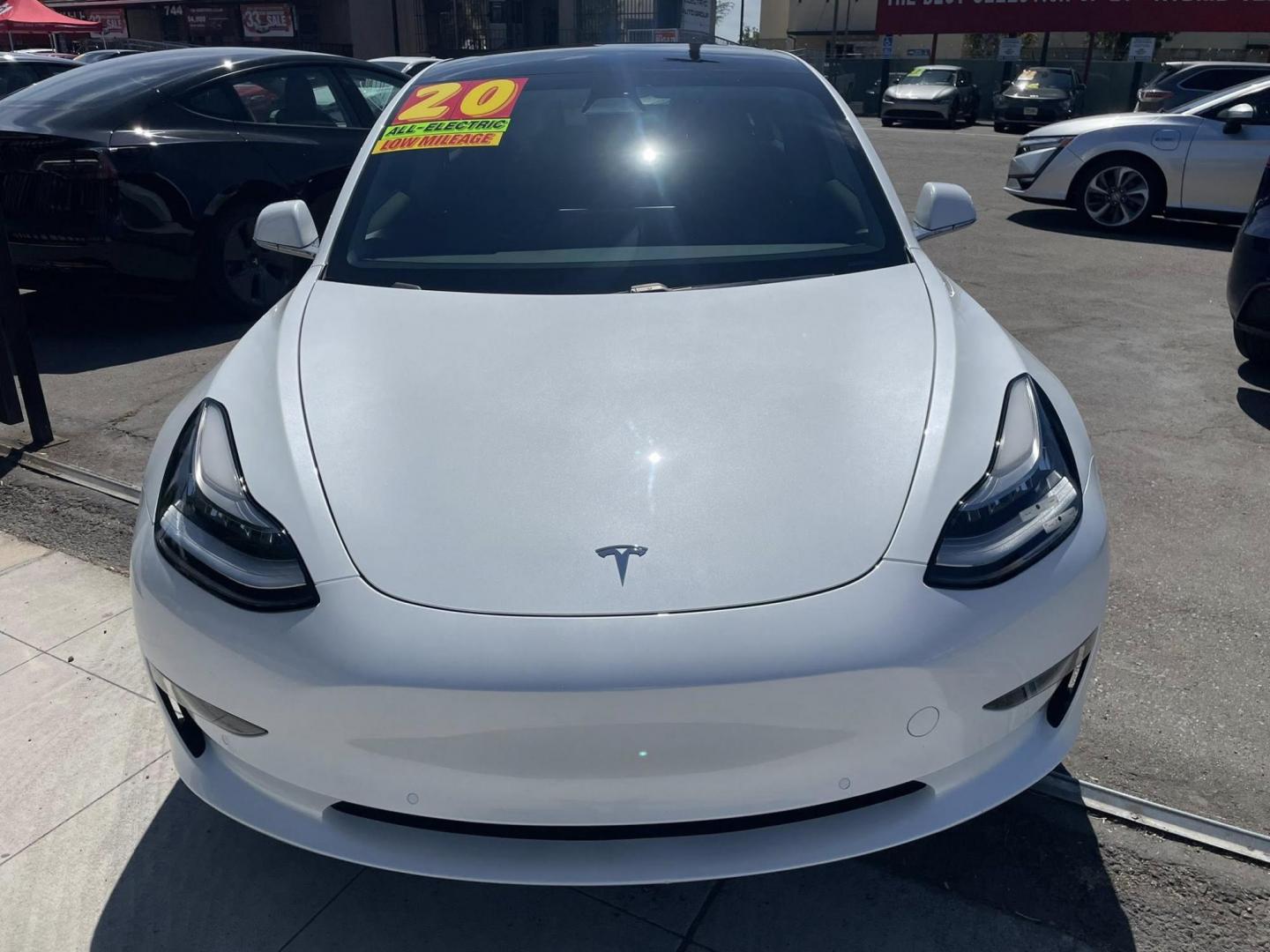 2020 Tesla Model 3 Base (5YJ3E1EA1LF) with an ELECTRIC engine, 1A transmission, located at 744 E Miner Ave, Stockton, CA, 95202, (209) 944-5770, 37.956863, -121.282082 - PLUS TAXES AND FEES NO CHARGER AVAILABLE - Photo#2