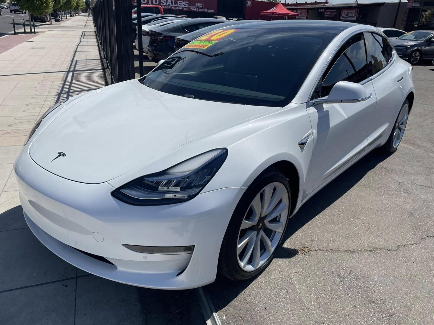 2020 Tesla Model 3 Base (5YJ3E1EA1LF) with an ELECTRIC engine, 1A transmission, located at 744 E Miner Ave, Stockton, CA, 95202, (209) 944-5770, 37.956863, -121.282082 - PLUS TAXES AND FEES NO CHARGER AVAILABLE - Photo#3