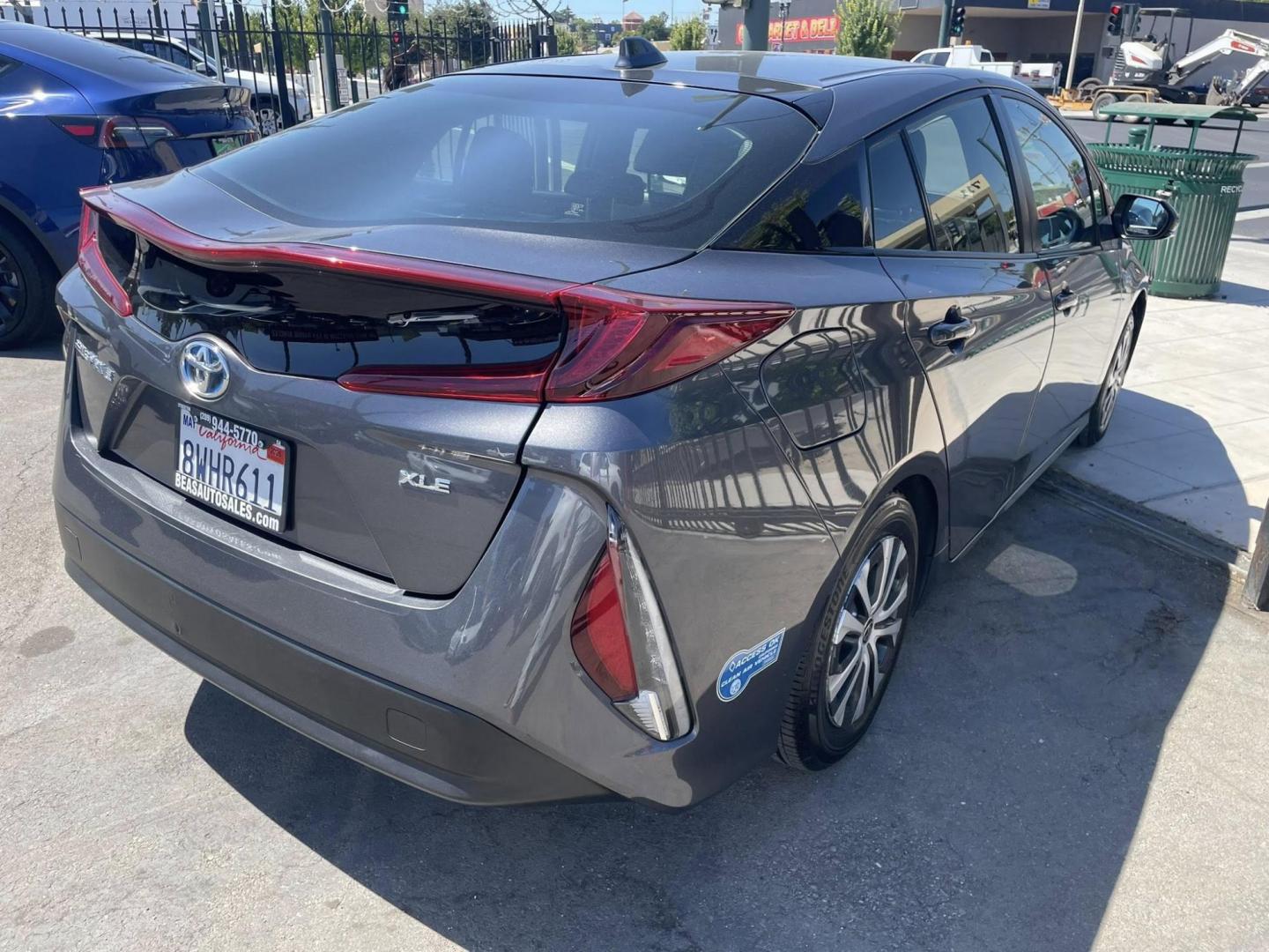 2021 Toyota Prius Prime LE (JTDKAMFP6M3) with an 1.8L L4 DOHC 16V HYBRID engine, CVT transmission, located at 744 E Miner Ave, Stockton, CA, 95202, (209) 944-5770, 37.956863, -121.282082 - PLUS TAXES AND FEES NO CHARGER AVAILABLE - Photo#13