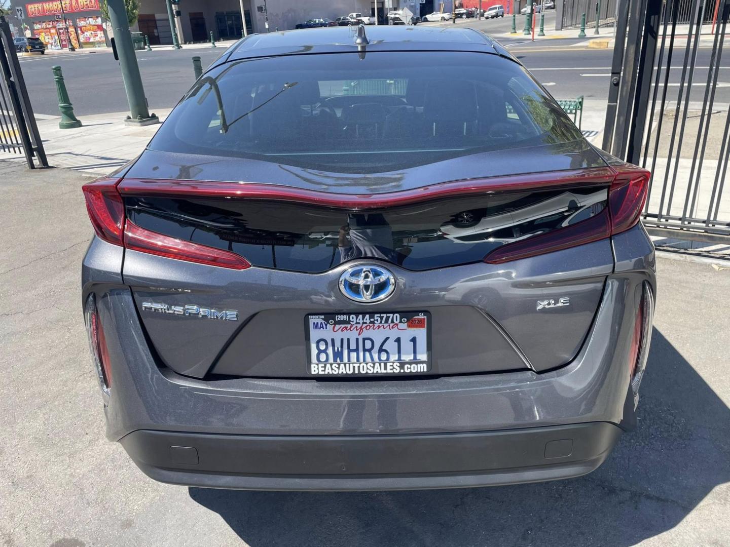 2021 Toyota Prius Prime LE (JTDKAMFP6M3) with an 1.8L L4 DOHC 16V HYBRID engine, CVT transmission, located at 744 E Miner Ave, Stockton, CA, 95202, (209) 944-5770, 37.956863, -121.282082 - PLUS TAXES AND FEES NO CHARGER AVAILABLE - Photo#12