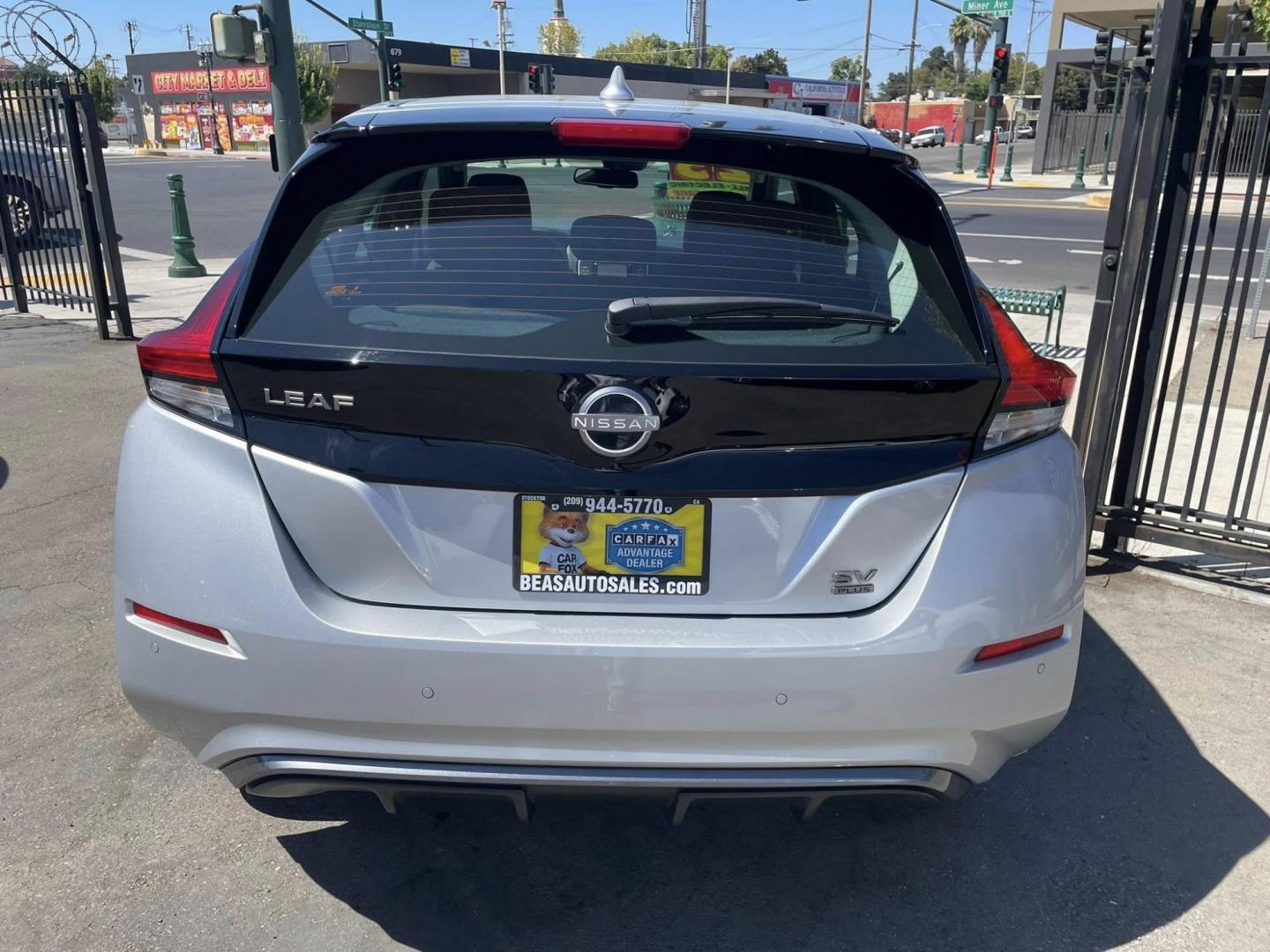 2023 Nissan LEAF SV (1N4CZ1CV6PC) with an ELECTRIC engine, CVT transmission, located at 744 E Miner Ave, Stockton, CA, 95202, (209) 944-5770, 37.956863, -121.282082 - PLUS TAXES AND FEES NO CHARGER AVAILABLE - Photo#9
