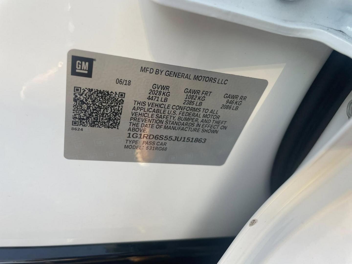 2018 Chevrolet Volt LTZ (1G1RD6S55JU) with an 1.5L L4 DOHC 16V engine, CVT transmission, located at 744 E Miner Ave, Stockton, CA, 95202, (209) 944-5770, 37.956863, -121.282082 - PLUS TAXES AND FEES NO CHARGER AVAILABLE - Photo#13