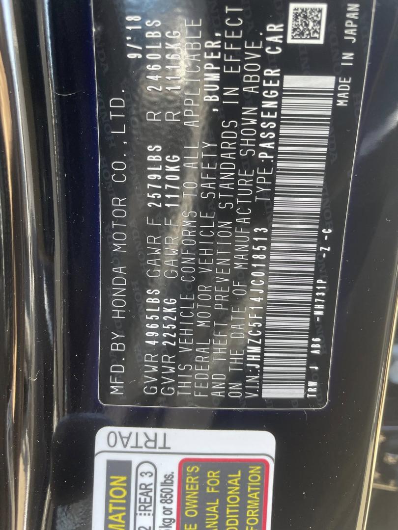 2018 Honda Clarity Plug-In Hybrid (JHMZC5F14JC) with an 1.5L L4 DOHC 16V HYBRID engine, CVT transmission, located at 744 E Miner Ave, Stockton, CA, 95202, (209) 944-5770, 37.956863, -121.282082 - PLUS TAXES AND FEES NO CHARGER AVAILABLE - Photo#11