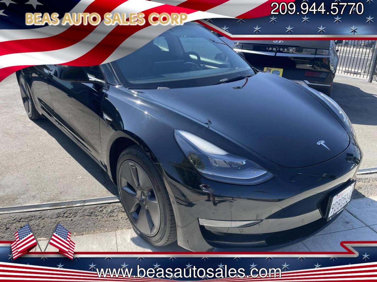 2022 Tesla Model 3 Standard Range Plus (5YJ3E1EA1NF) with an ELECTRIC engine, 1A transmission, located at 744 E Miner Ave, Stockton, CA, 95202, (209) 944-5770, 37.956863, -121.282082 - PLUS TAXES AND FEES NO CHARGER AVAILABLE- Photo#0