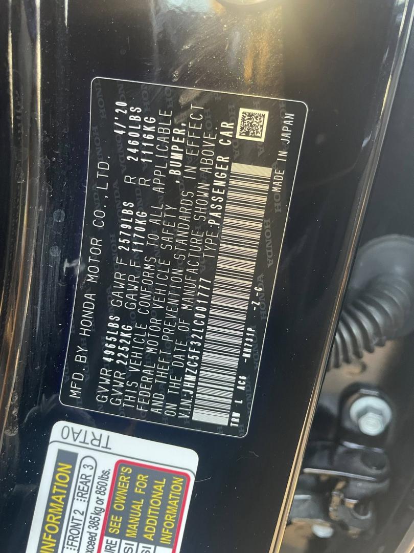 2020 Honda Clarity Touring Plug-In Hybrid (JHMZC5F32LC) with an 1.5L L4 DOHC 16V HYBRID engine, CVT transmission, located at 744 E Miner Ave, Stockton, CA, 95202, (209) 944-5770, 37.956863, -121.282082 - PLUS TAXES AND FEES NO CHARGER AVAILABLE - Photo#12