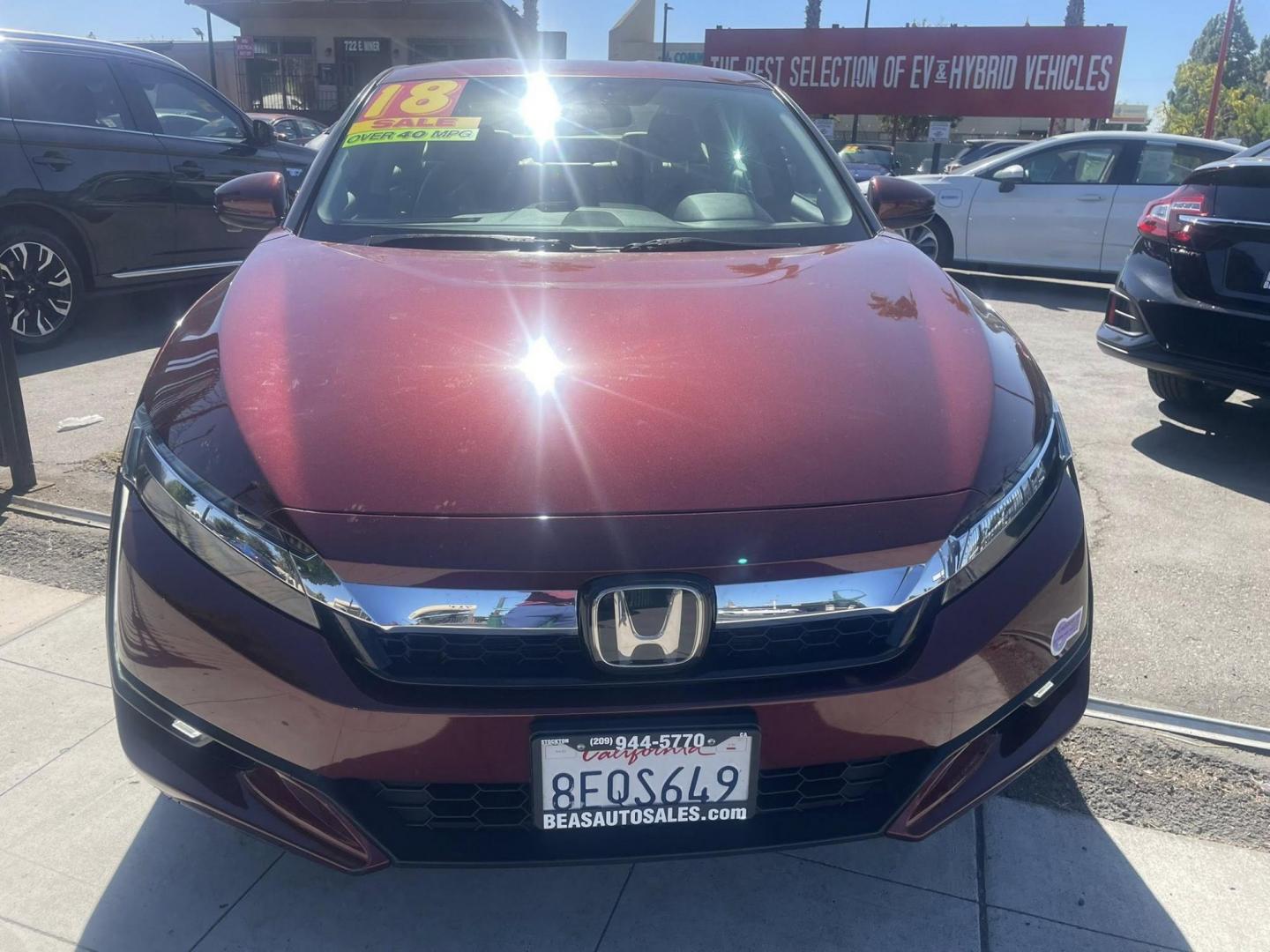 2018 Honda Clarity Plug-In Hybrid (JHMZC5F14JC) with an 1.5L L4 DOHC 16V HYBRID engine, CVT transmission, located at 744 E Miner Ave, Stockton, CA, 95202, (209) 944-5770, 37.956863, -121.282082 - PLUS TAXES AND FEES NO CHARGER AVAILABLE - Photo#1