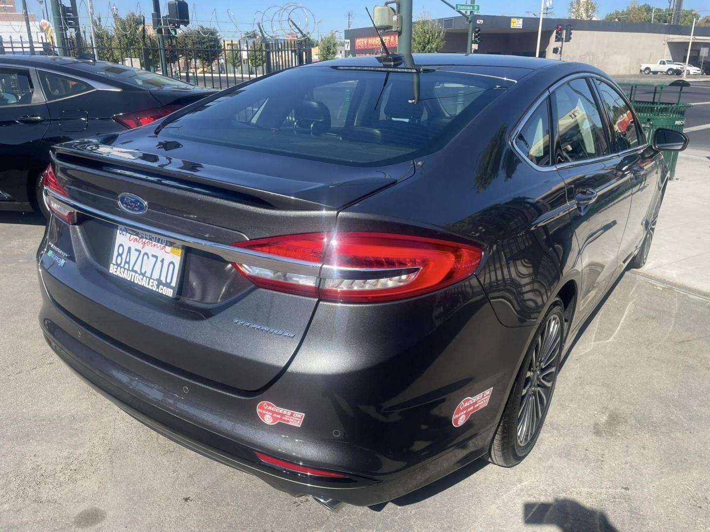 2018 Ford Fusion Energi Titanium (3FA6P0SU5JR) with an 2.0L L4 DOHC 16V HYBRID engine, CVT transmission, located at 744 E Miner Ave, Stockton, CA, 95202, (209) 944-5770, 37.956863, -121.282082 - Photo#10