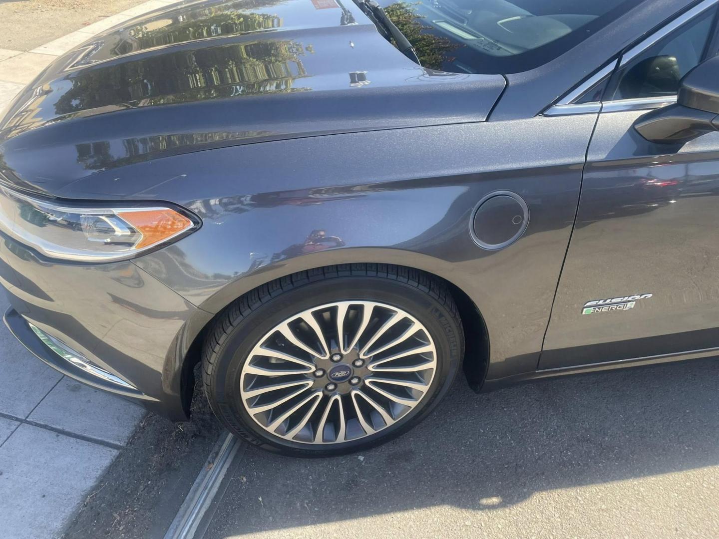 2018 Ford Fusion Energi Titanium (3FA6P0SU5JR) with an 2.0L L4 DOHC 16V HYBRID engine, CVT transmission, located at 744 E Miner Ave, Stockton, CA, 95202, (209) 944-5770, 37.956863, -121.282082 - Photo#4