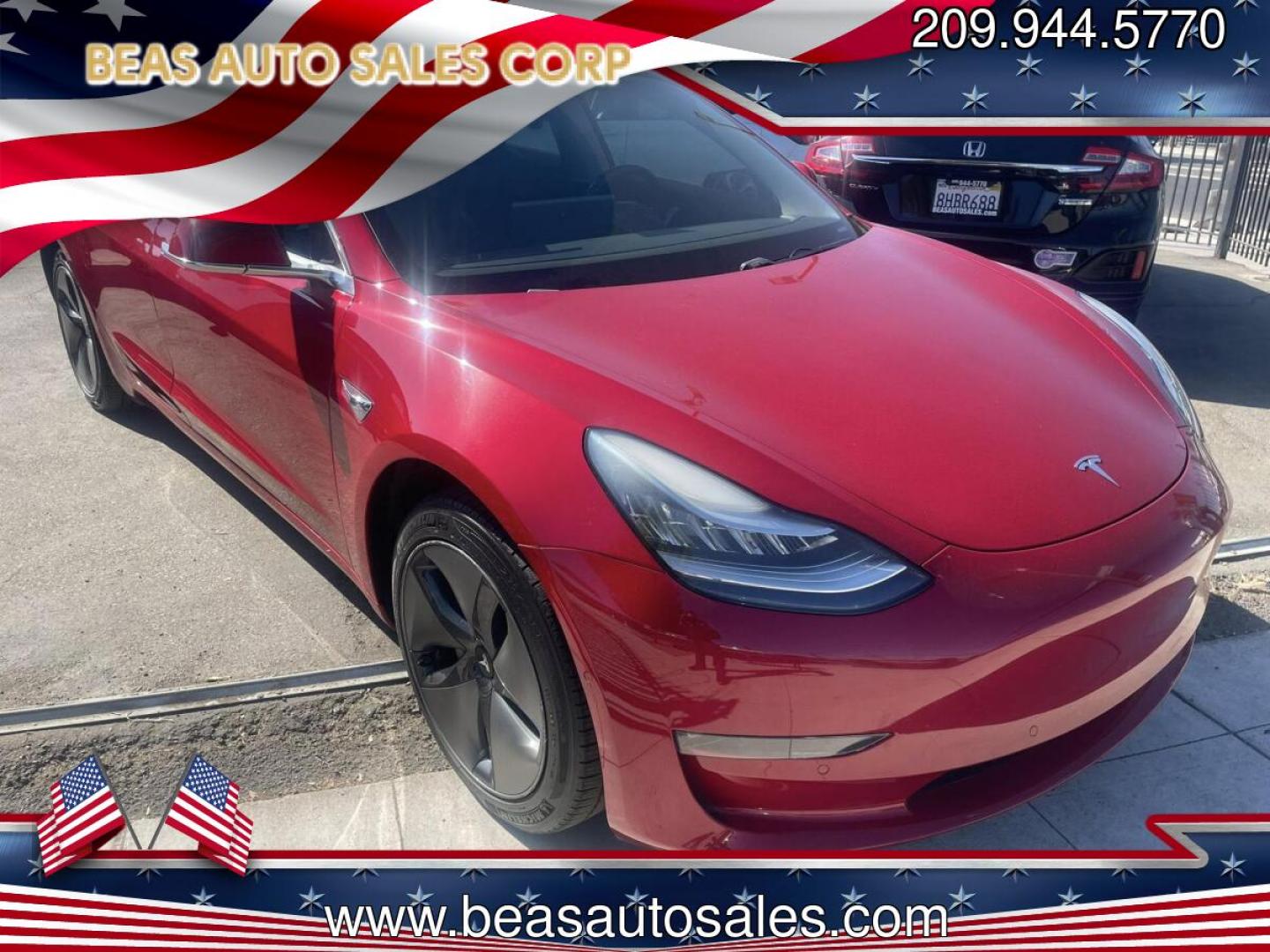 2019 Tesla Model 3 Base (5YJ3E1EA3KF) with an ELECTRIC engine, 1A transmission, located at 744 E Miner Ave, Stockton, CA, 95202, (209) 944-5770, 37.956863, -121.282082 - Photo#0