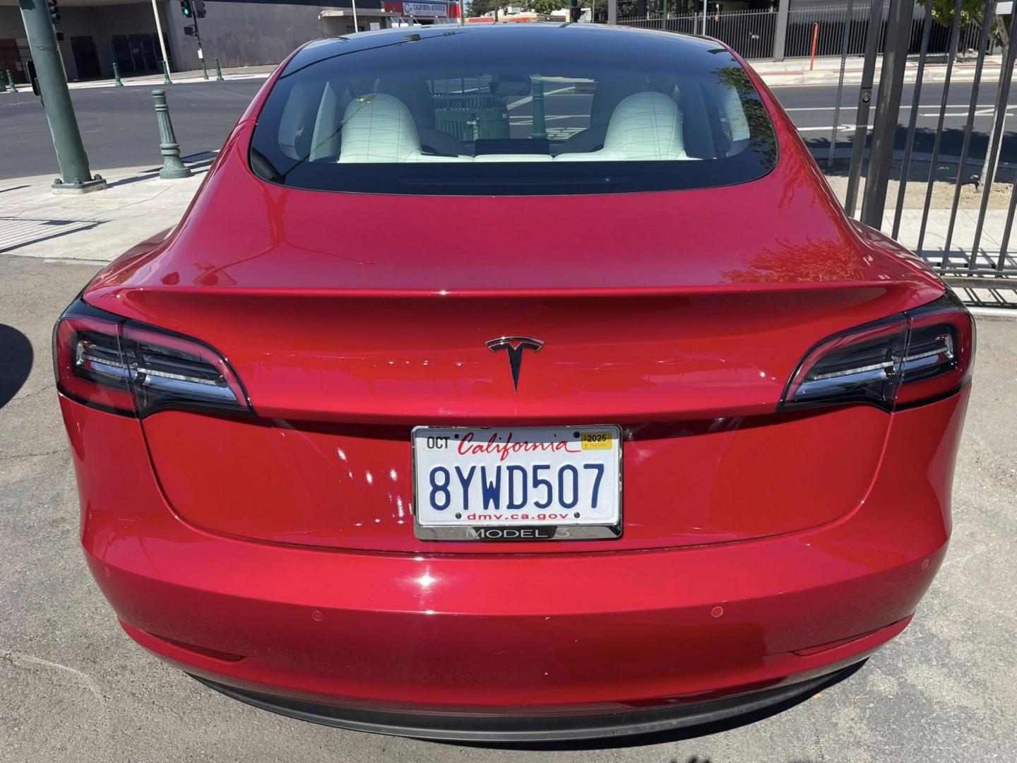 2021 Tesla Model 3 Standard Range Plus (5YJ3E1EA4MF) with an ELECTRIC engine, 1A transmission, located at 744 E Miner Ave, Stockton, CA, 95202, (209) 944-5770, 37.956863, -121.282082 - PLUS TAXES AND FEES NO CHARGER AVAILABLE - Photo#8