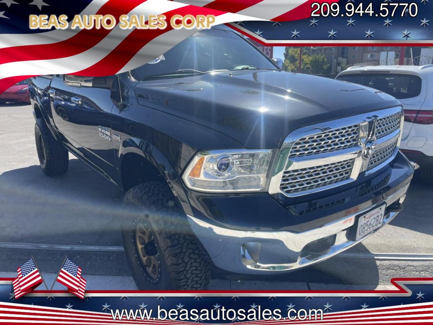 2016 RAM 1500 Laramie Crew Cab SWB 4WD (1C6RR7NT8GS) with an 5.7L V8 OHV 16V engine, 6A transmission, located at 744 E Miner Ave, Stockton, CA, 95202, (209) 944-5770, 37.956863, -121.282082 - PLUS TAXES AND FEES - Photo#0