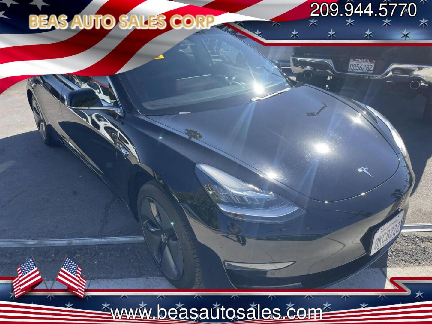 2019 Tesla Model 3 Base (5YJ3E1EA4KF) with an ELECTRIC engine, 1A transmission, located at 744 E Miner Ave, Stockton, CA, 95202, (209) 944-5770, 37.956863, -121.282082 - PLUS TAXES AND FEES NO CHARGER AVAILABLE- Photo#0