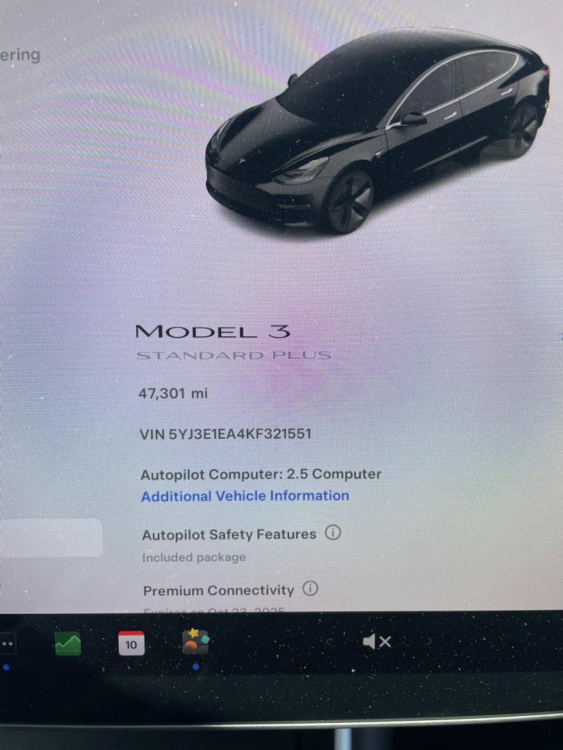 2019 Tesla Model 3 Base (5YJ3E1EA4KF) with an ELECTRIC engine, 1A transmission, located at 744 E Miner Ave, Stockton, CA, 95202, (209) 944-5770, 37.956863, -121.282082 - Photo#11