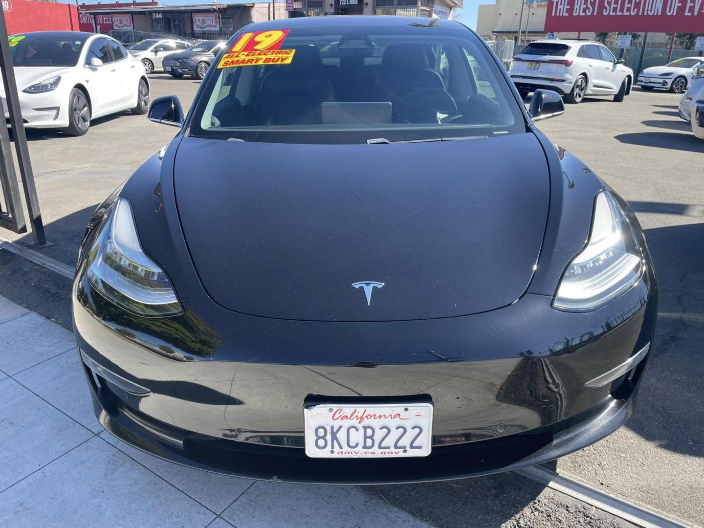 2019 Tesla Model 3 Base (5YJ3E1EA4KF) with an ELECTRIC engine, 1A transmission, located at 744 E Miner Ave, Stockton, CA, 95202, (209) 944-5770, 37.956863, -121.282082 - Photo#2