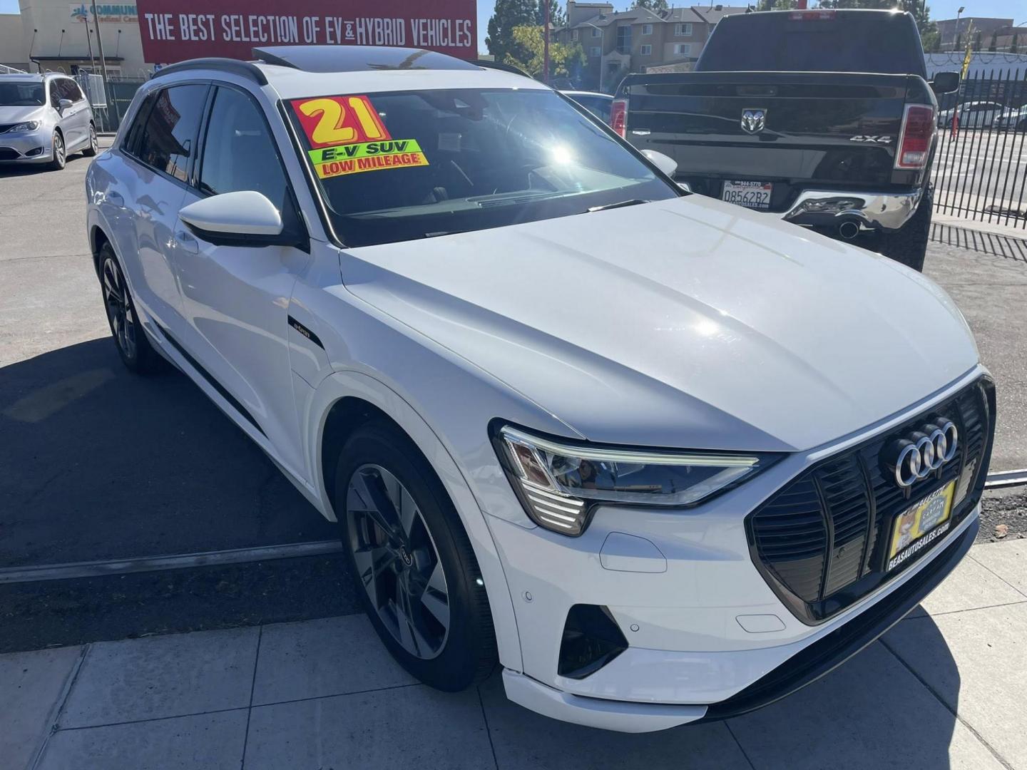 2021 Audi e-tron Progressiv (WA1AAAGE7MB) with an ELECTRIC engine, 1A transmission, located at 744 E Miner Ave, Stockton, CA, 95202, (209) 944-5770, 37.956863, -121.282082 - Photo#1