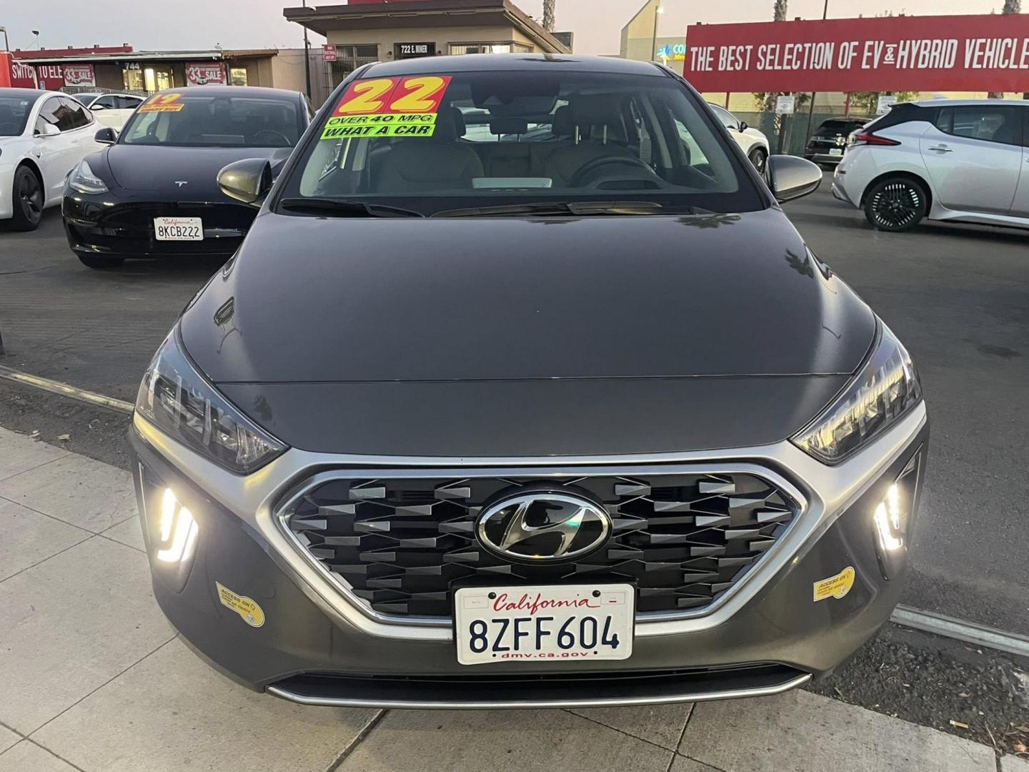 2022 Hyundai Ioniq Plug-In Hybrid SEL (KMHC75LD4NU) with an 1.6L L4 DOHC 16V HYBRID engine, 6A transmission, located at 744 E Miner Ave, Stockton, CA, 95202, (209) 944-5770, 37.956863, -121.282082 - Photo#1