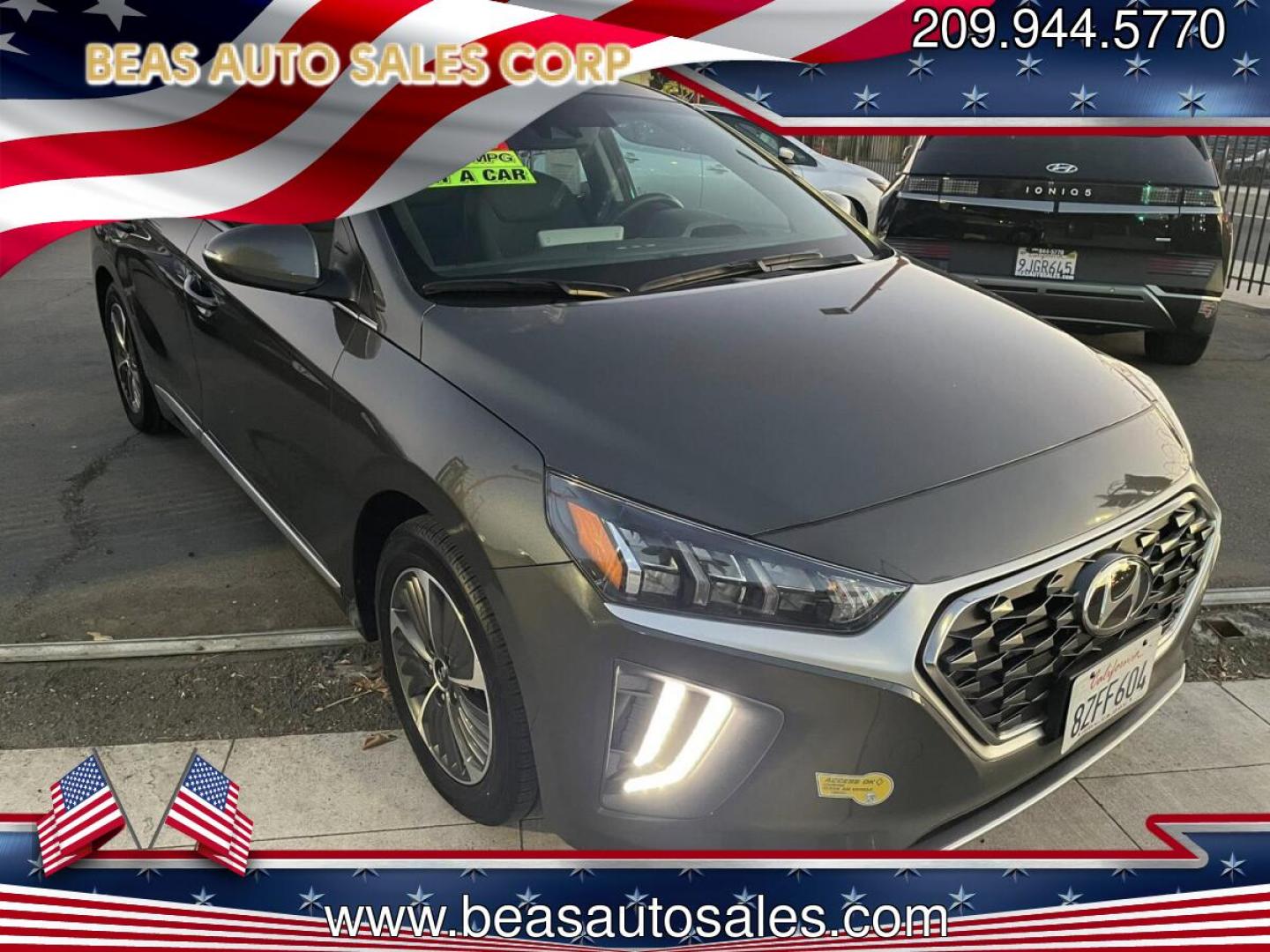 2022 Hyundai Ioniq Plug-In Hybrid SEL (KMHC75LD4NU) with an 1.6L L4 DOHC 16V HYBRID engine, 6A transmission, located at 744 E Miner Ave, Stockton, CA, 95202, (209) 944-5770, 37.956863, -121.282082 - PLUS TAXES AND FEES NO CHARGER AVAILABLE- Photo#0