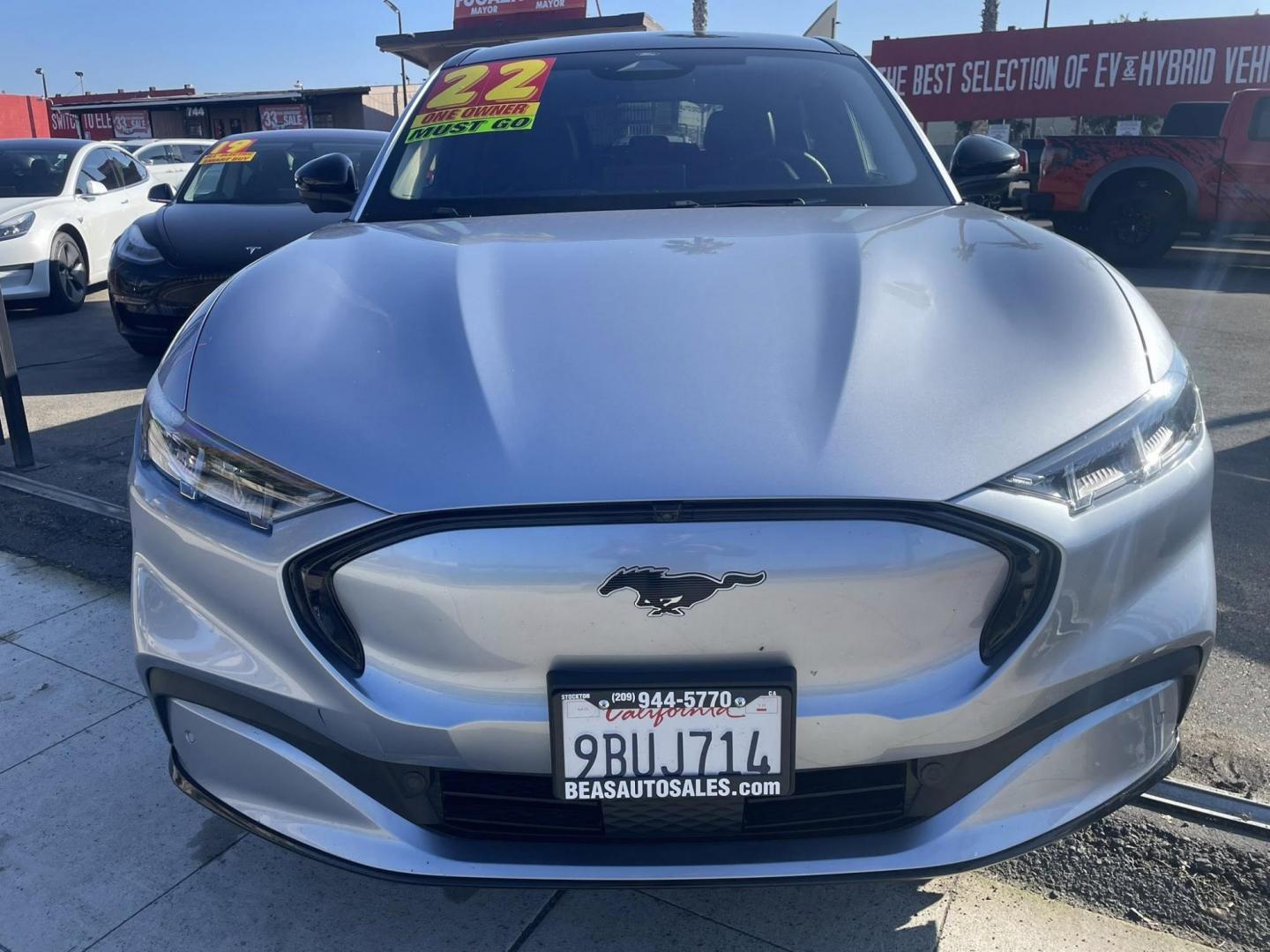 2022 Ford Mustang Mach-E Premium (3FMTK3R77NM) with an ELECTRIC engine, 1A transmission, located at 744 E Miner Ave, Stockton, CA, 95202, (209) 944-5770, 37.956863, -121.282082 - Photo#2