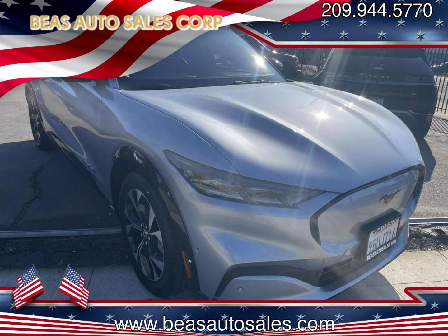 2022 Ford Mustang Mach-E Premium (3FMTK3R77NM) with an ELECTRIC engine, 1A transmission, located at 744 E Miner Ave, Stockton, CA, 95202, (209) 944-5770, 37.956863, -121.282082 - PLUS TAXES AND FEES- Photo#0