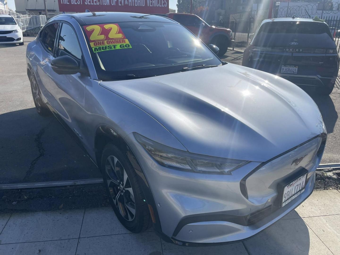 2022 Ford Mustang Mach-E Premium (3FMTK3R77NM) with an ELECTRIC engine, 1A transmission, located at 744 E Miner Ave, Stockton, CA, 95202, (209) 944-5770, 37.956863, -121.282082 - Photo#1