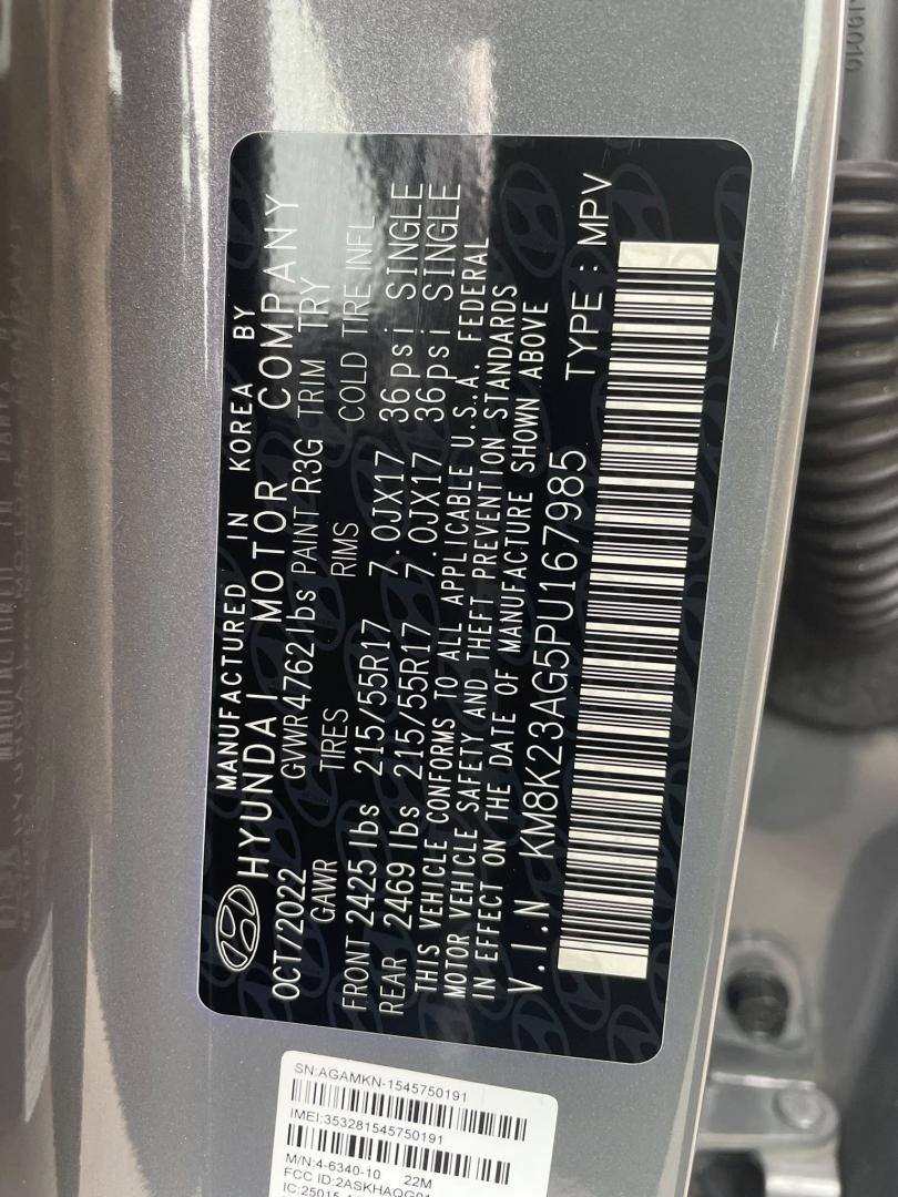 2023 Hyundai Kona EV SEL (KM8K23AG5PU) with an ELECTRIC engine, 1A transmission, located at 744 E Miner Ave, Stockton, CA, 95202, (209) 944-5770, 37.956863, -121.282082 - PLUS TAXES AND FEES - Photo#7