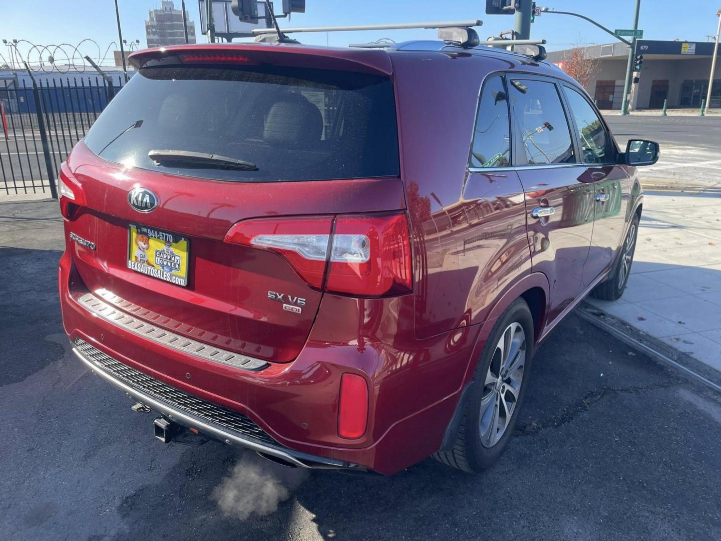 2014 Kia Sorento SX V6 FWD (5XYKW4A77EG) with an 3.3L V6 DOHC 24V engine, 6-Speed Automatic transmission, located at 744 E Miner Ave, Stockton, CA, 95202, (209) 944-5770, 37.956863, -121.282082 - PLUS TAXES AND FEES - Photo#14