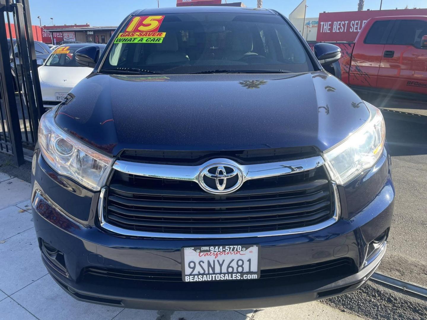 2015 Toyota Highlander LE FWD I4 (5TDZARFH8FS) with an 2.7L L4 DOHC 16V engine, 6-Speed Automatic transmission, located at 744 E Miner Ave, Stockton, CA, 95202, (209) 944-5770, 37.956863, -121.282082 - PLUS TAXES AND FEES - Photo#1