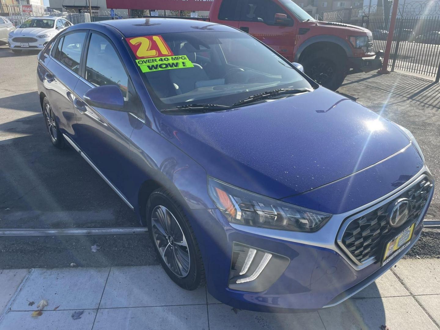 2021 Hyundai Ioniq Plug-In Hybrid SEL (KMHC75LD5MU) with an 1.6L L4 DOHC 16V HYBRID engine, 6A transmission, located at 744 E Miner Ave, Stockton, CA, 95202, (209) 944-5770, 37.956863, -121.282082 - PLUS TAXES AND FEES - Photo#1