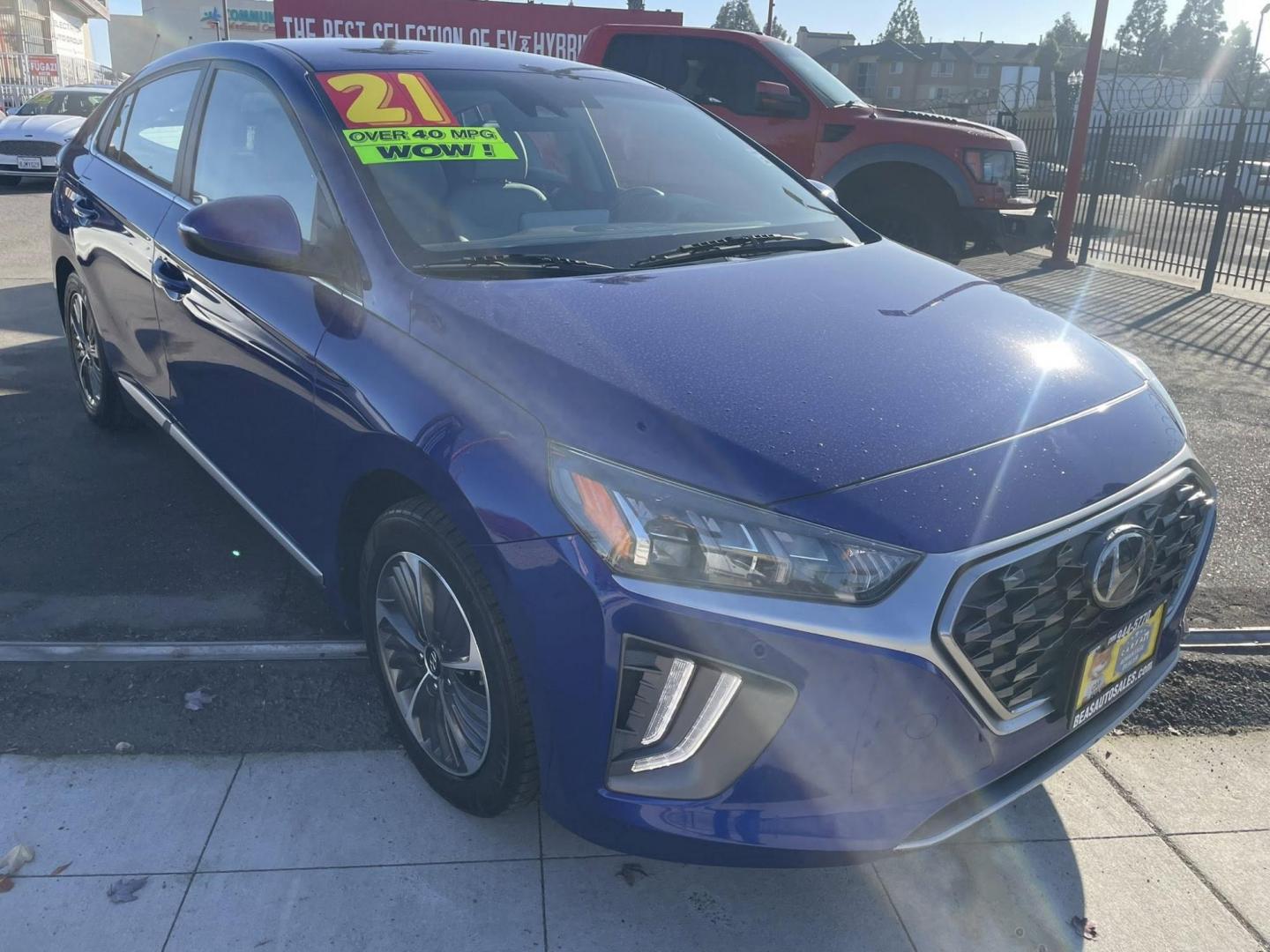 2021 Hyundai Ioniq Plug-In Hybrid SEL (KMHC75LD5MU) with an 1.6L L4 DOHC 16V HYBRID engine, 6A transmission, located at 744 E Miner Ave, Stockton, CA, 95202, (209) 944-5770, 37.956863, -121.282082 - PLUS TAXES AND FEES - Photo#0
