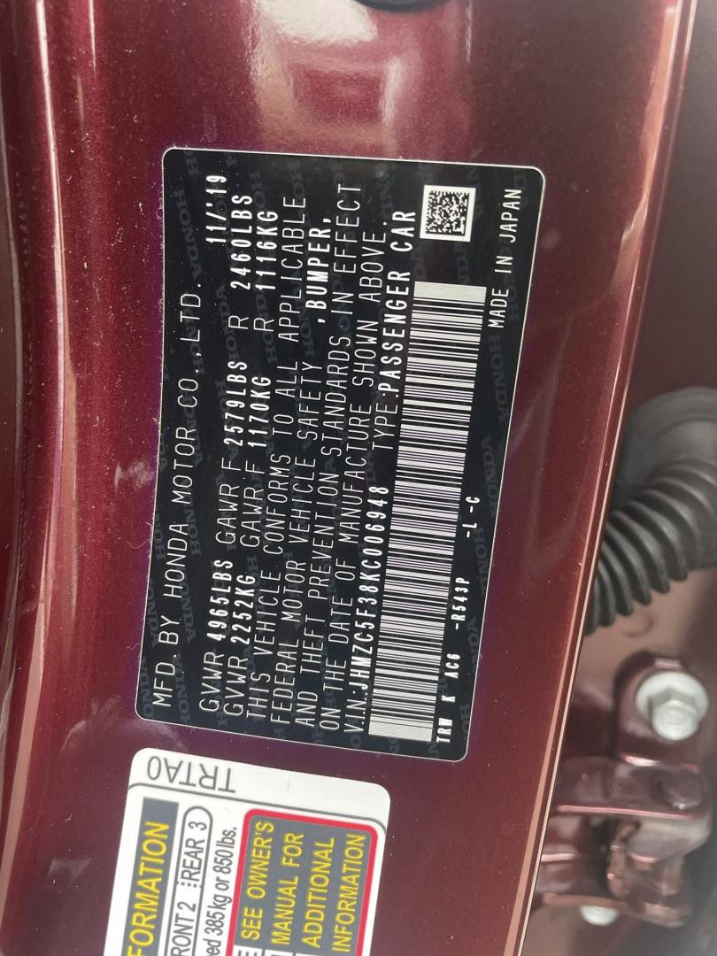 2019 Honda Clarity Touring Plug-In Hybrid (JHMZC5F38KC) with an 1.5L L4 DOHC 16V HYBRID engine, CVT transmission, located at 744 E Miner Ave, Stockton, CA, 95202, (209) 944-5770, 37.956863, -121.282082 - PLUS TAXES AND FEES - Photo#13