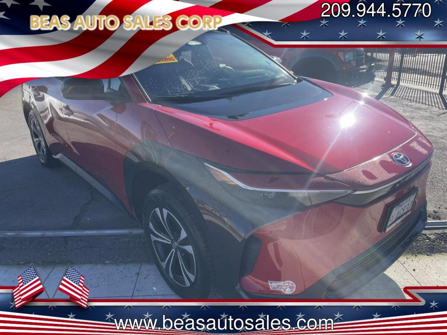 2023 Toyota bZ4X XLE AWD (JTMABACA4PA) with an ELECTRIC engine, 1A transmission, located at 744 E Miner Ave, Stockton, CA, 95202, (209) 944-5770, 37.956863, -121.282082 - PLUS TAXES AND FEES- Photo#0
