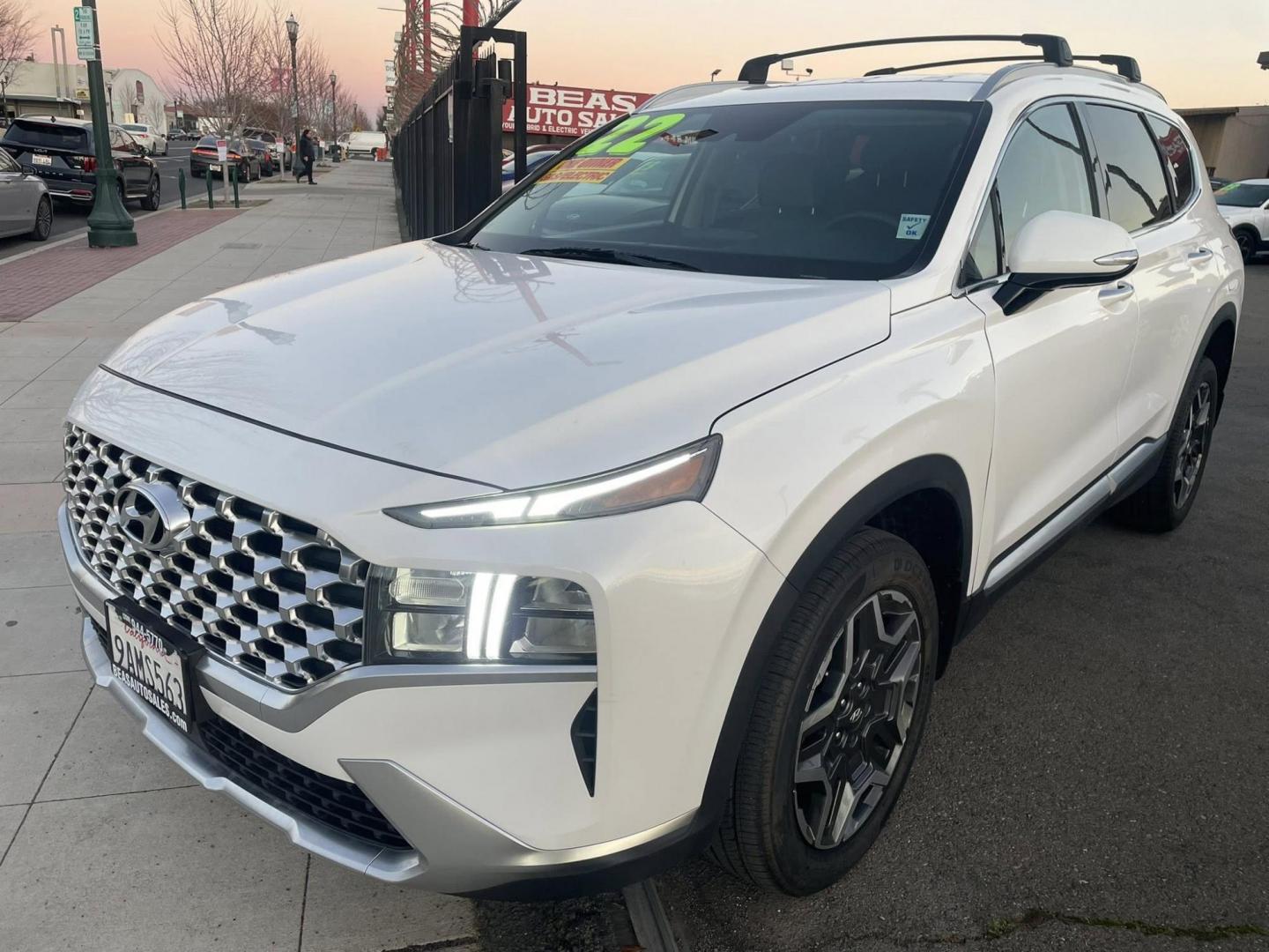 2022 Hyundai Santa Fe Plug-In Hybrid SEL (KM8S6DA22NU) with an 1.6L L4 DOHC 16V HYBRID engine, 6A transmission, located at 744 E Miner Ave, Stockton, CA, 95202, (209) 944-5770, 37.956863, -121.282082 - PLUS TAXES AND FEES - Photo#3