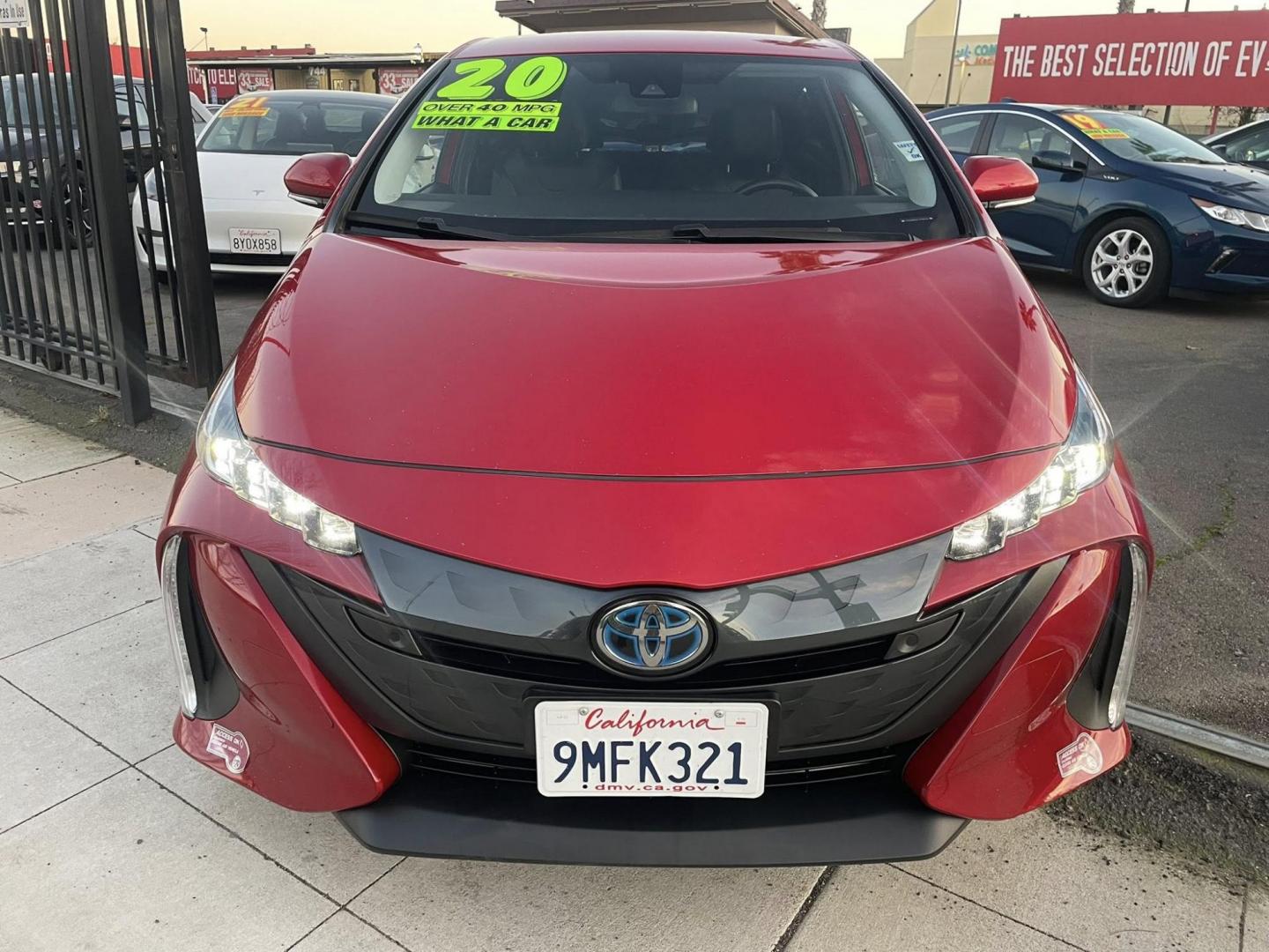 2020 Toyota Prius Prime XLE (JTDKARFP6L3) with an 1.8L L4 DOHC 16V HYBRID engine, CVT transmission, located at 744 E Miner Ave, Stockton, CA, 95202, (209) 944-5770, 37.956863, -121.282082 - PLUS TAXES AND FEES - Photo#2
