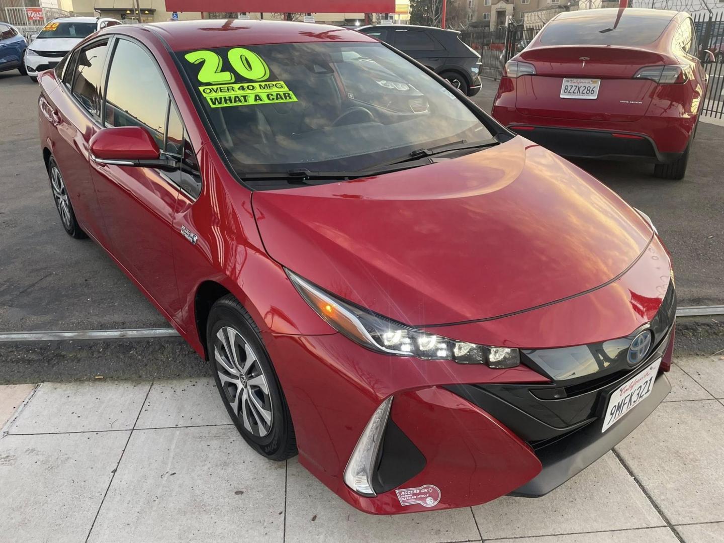 2020 Toyota Prius Prime XLE (JTDKARFP6L3) with an 1.8L L4 DOHC 16V HYBRID engine, CVT transmission, located at 744 E Miner Ave, Stockton, CA, 95202, (209) 944-5770, 37.956863, -121.282082 - PLUS TAXES AND FEES - Photo#1