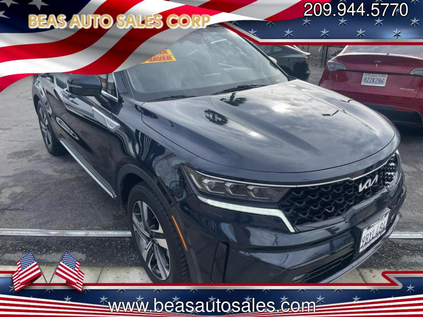 2022 Kia Sorento Plug In Hybrid SX (KNDRJDLH3N5) with an 1.6L L4 DOHC 16V HYBRID engine, 6A transmission, located at 744 E Miner Ave, Stockton, CA, 95202, (209) 944-5770, 37.956863, -121.282082 - PLUS TAXES AND FEES- Photo#0