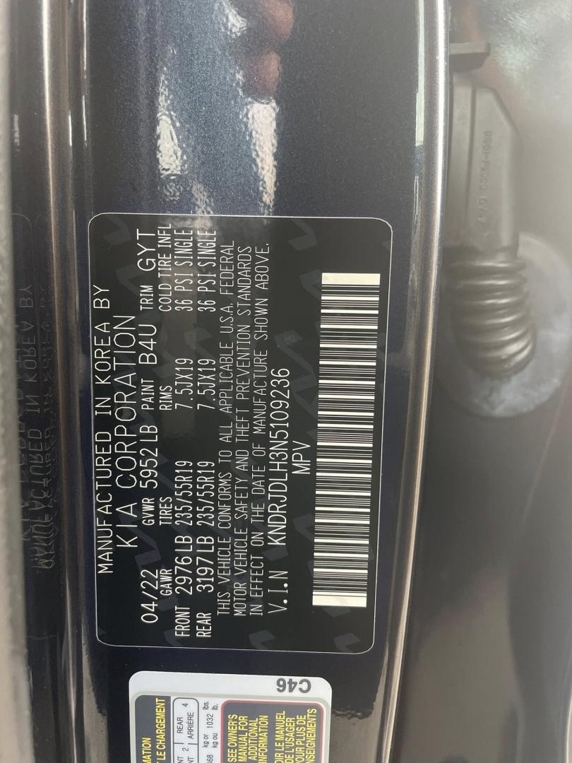 2022 Kia Sorento Plug In Hybrid SX (KNDRJDLH3N5) with an 1.6L L4 DOHC 16V HYBRID engine, 6A transmission, located at 744 E Miner Ave, Stockton, CA, 95202, (209) 944-5770, 37.956863, -121.282082 - PLUS TAXES AND FEES - Photo#14
