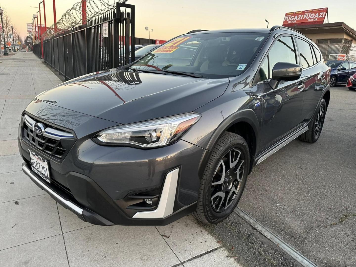 2021 Subaru Crosstrek Hybrid (JF2GTDNC2MH) with an 2.0L L4 DOHC 16V HYBRID engine, CVT transmission, located at 744 E Miner Ave, Stockton, CA, 95202, (209) 944-5770, 37.956863, -121.282082 - PLUS TAXES AND FEES - Photo#3