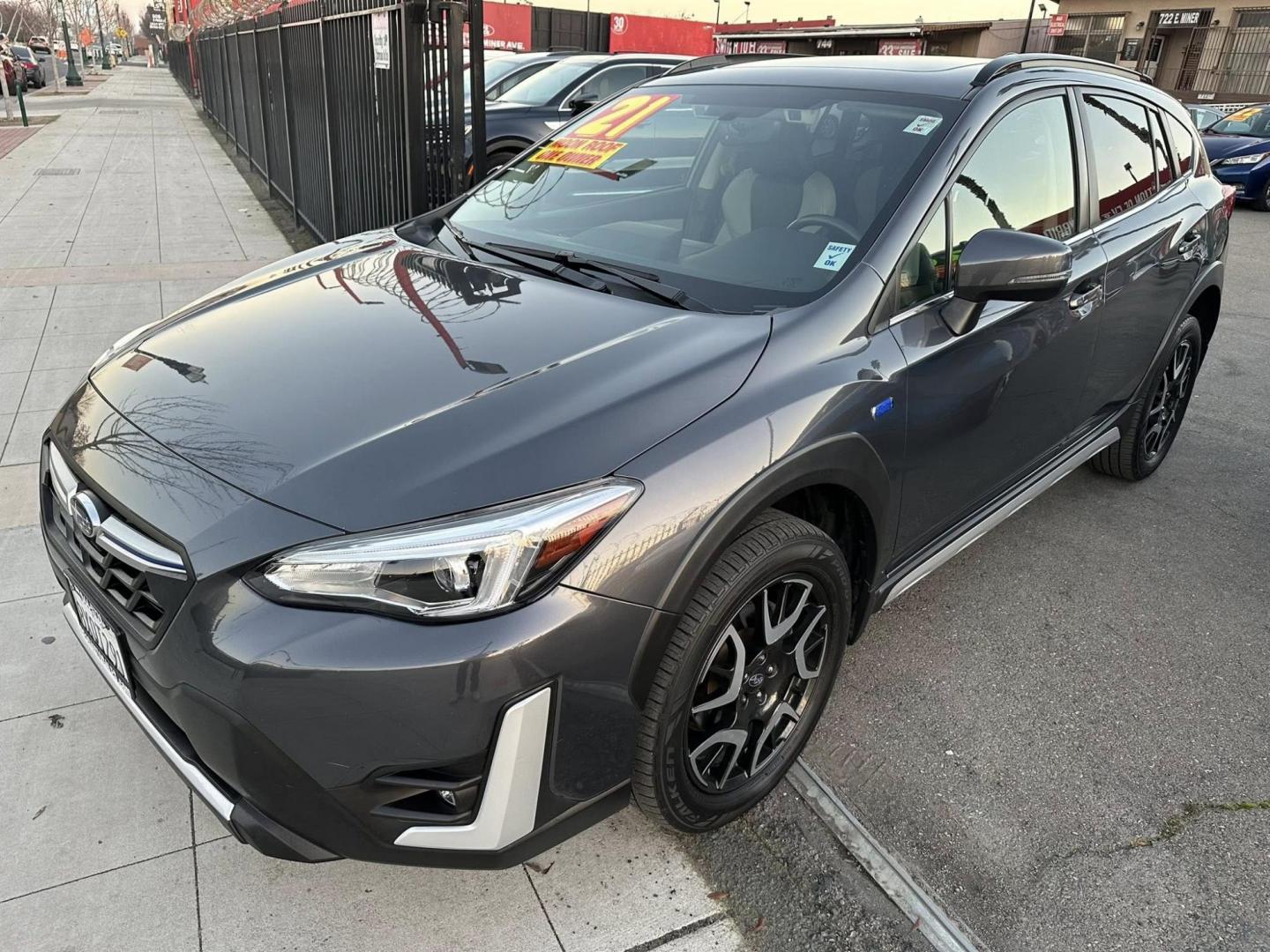 2021 Subaru Crosstrek Hybrid (JF2GTDNC2MH) with an 2.0L L4 DOHC 16V HYBRID engine, CVT transmission, located at 744 E Miner Ave, Stockton, CA, 95202, (209) 944-5770, 37.956863, -121.282082 - PLUS TAXES AND FEES - Photo#4